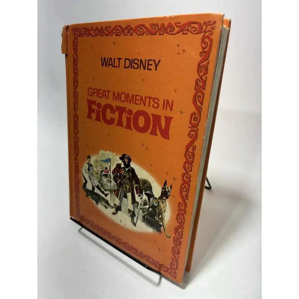 Walt Disney Great Moments In Fiction 1970 Golden Press Vintage Book
